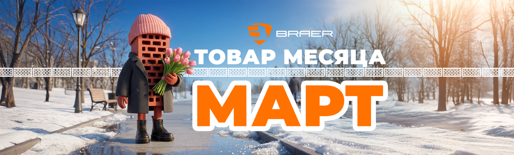 Акция от BRAER на керамическую продукцию в марте 2026